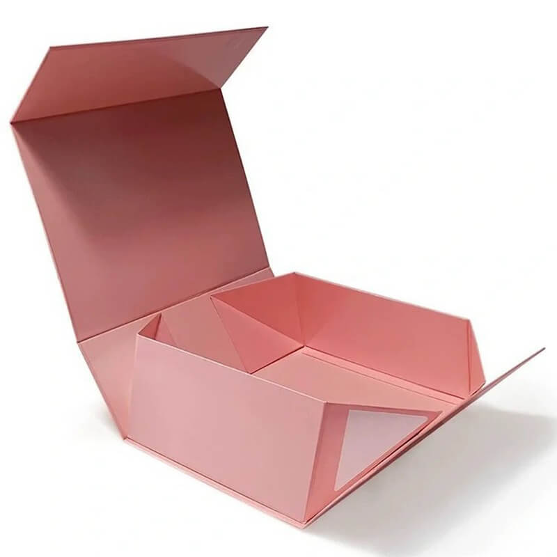 collapsible magnetic box for cosmetic